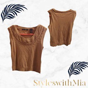 Tan Sweater tank